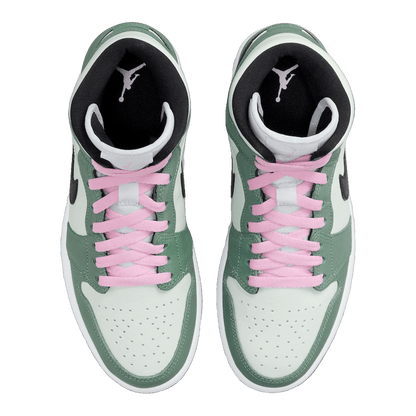Nike Air Jordan 1 Mid Dutch Green (W) Oben