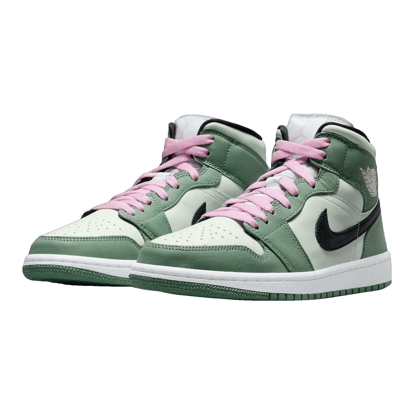 Nike Air Jordan 1 Mid Dutch Green (W) Side