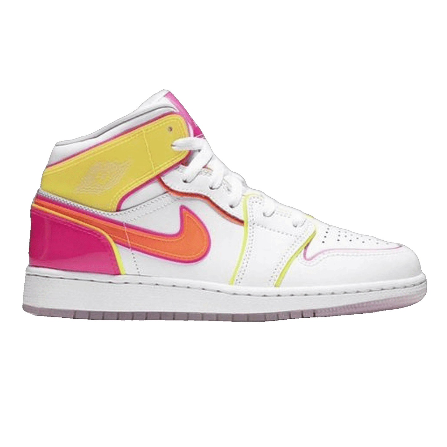 Nike Air Jordan 1 Mid Edge Glow (GS)