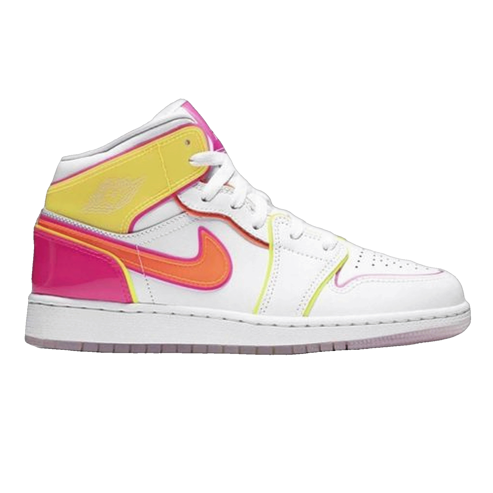 Nike Air Jordan 1 Mid Edge Glow (GS)