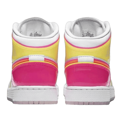 Nike Air Jordan 1 Mid Edge Glow (GS) Back