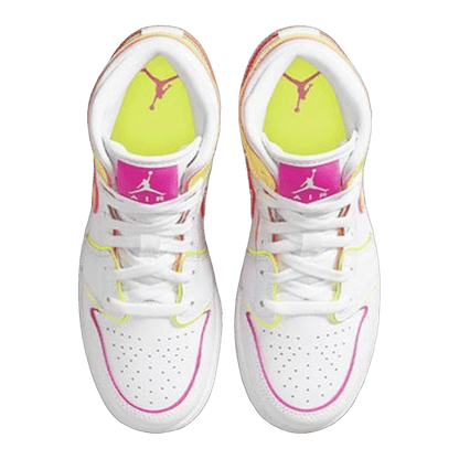 Nike Air Jordan 1 Mid Edge Glow (GS) Oben