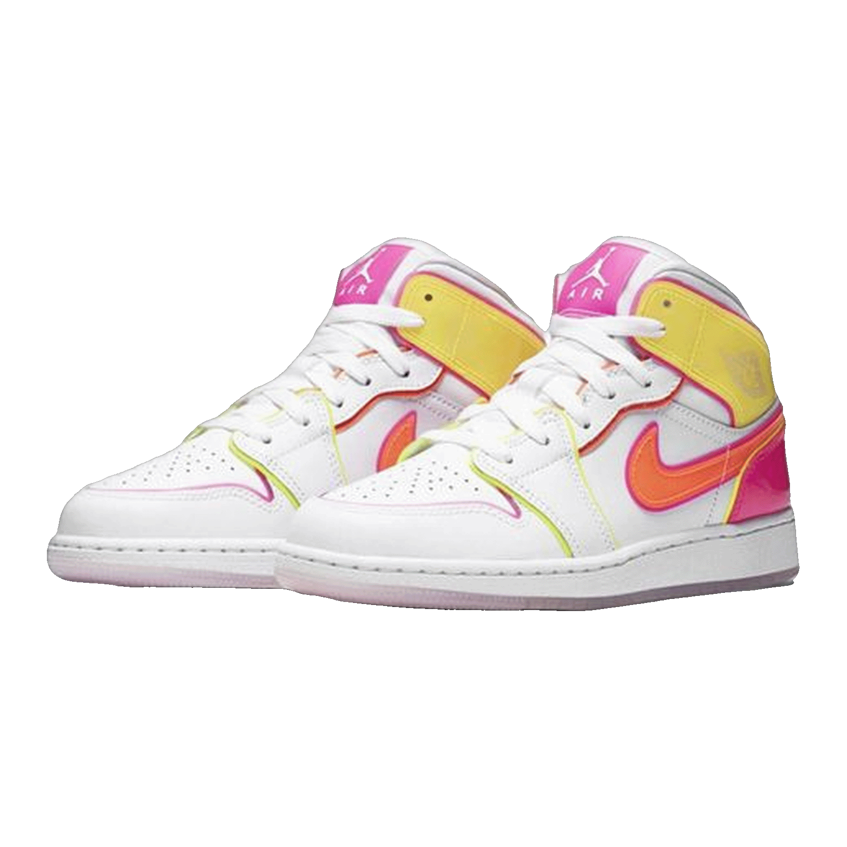 Nike Air Jordan 1 Mid Edge Glow (GS) Side