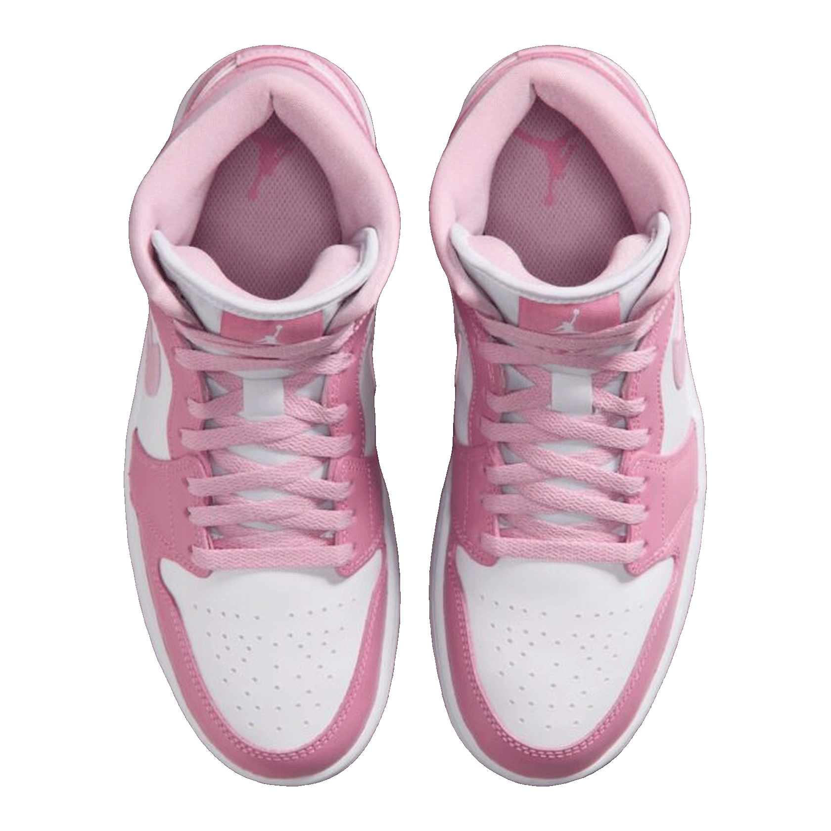 Nike Air Jordan 1 Mid Elemental Pink Iced Carmine (W) Oben BQ6472-605