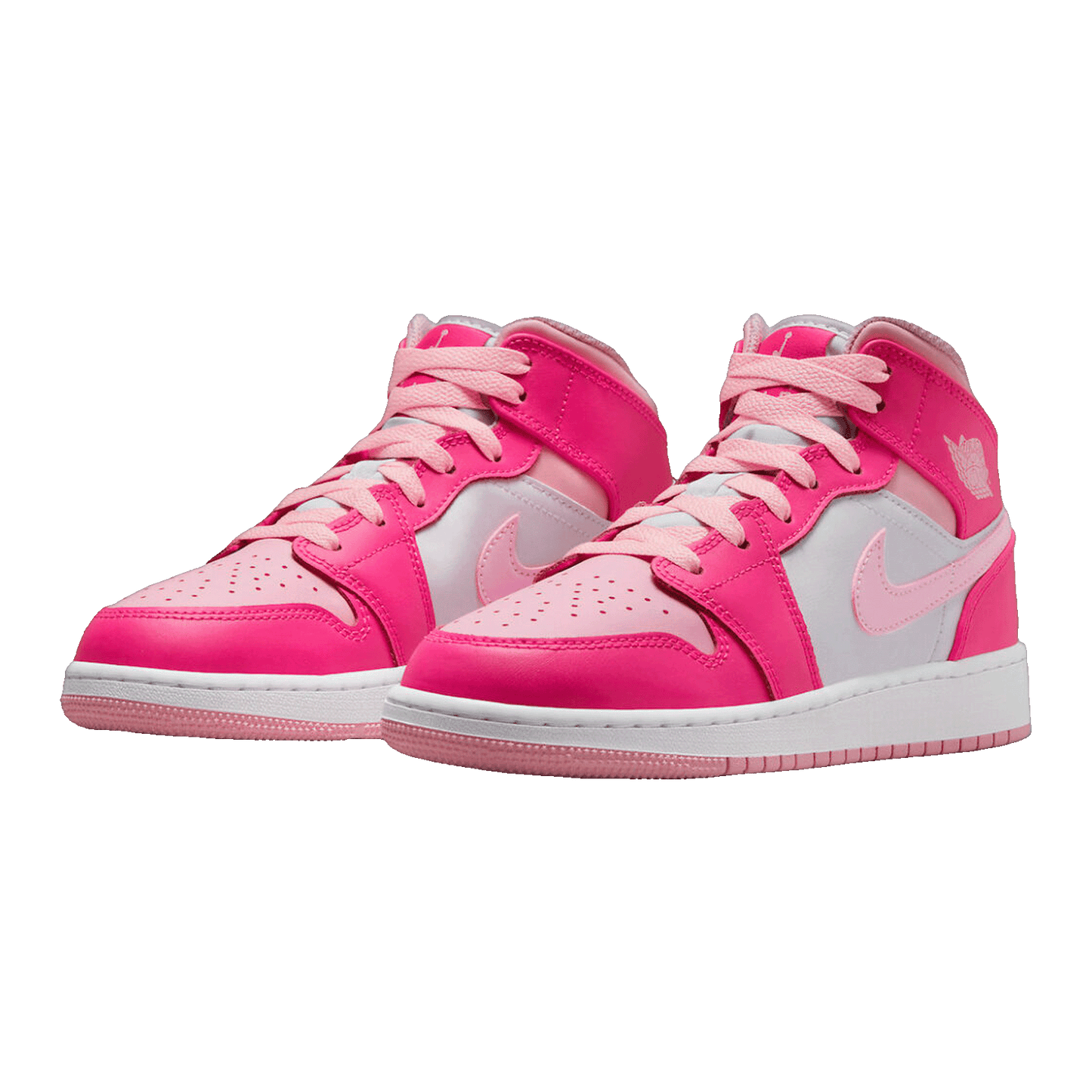 Nike Air Jordan 1 Mid Fierce Pink (GS) Side
