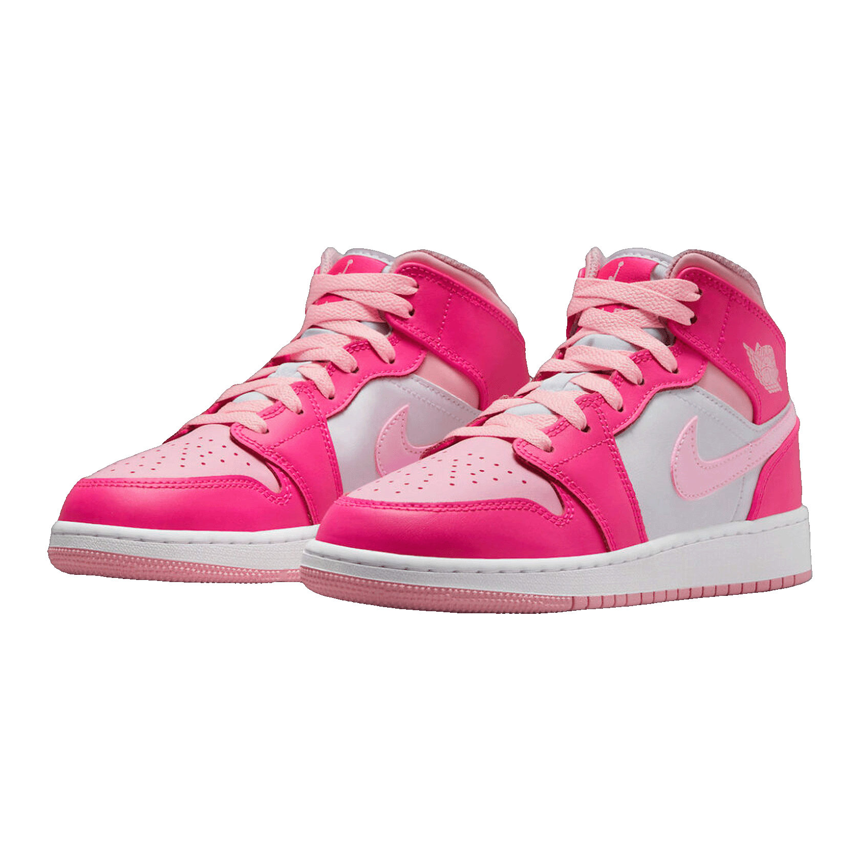 Nike Air Jordan 1 Mid Fierce Pink (GS) Side