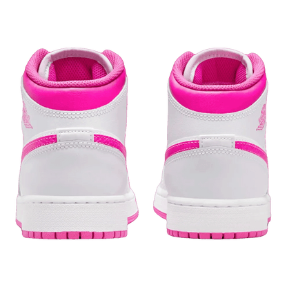 Nike Air Jordan 1 Mid Fire Pink (GS) Back