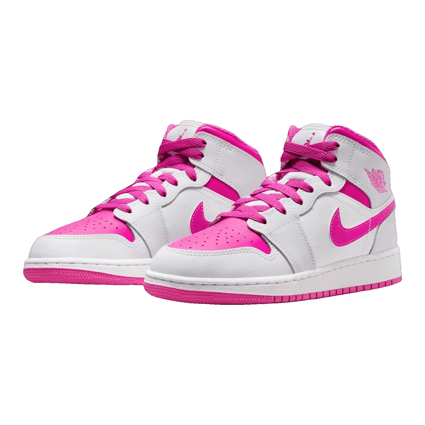 Nike Air Jordan 1 Mid Fire Pink (GS) Side