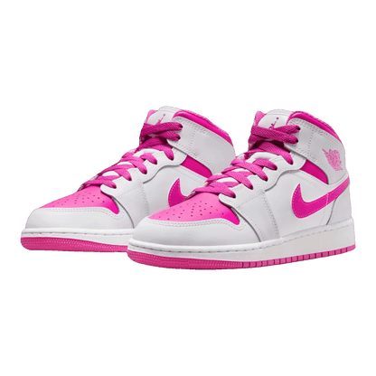 Nike Air Jordan 1 Mid Fire Pink (GS) Side