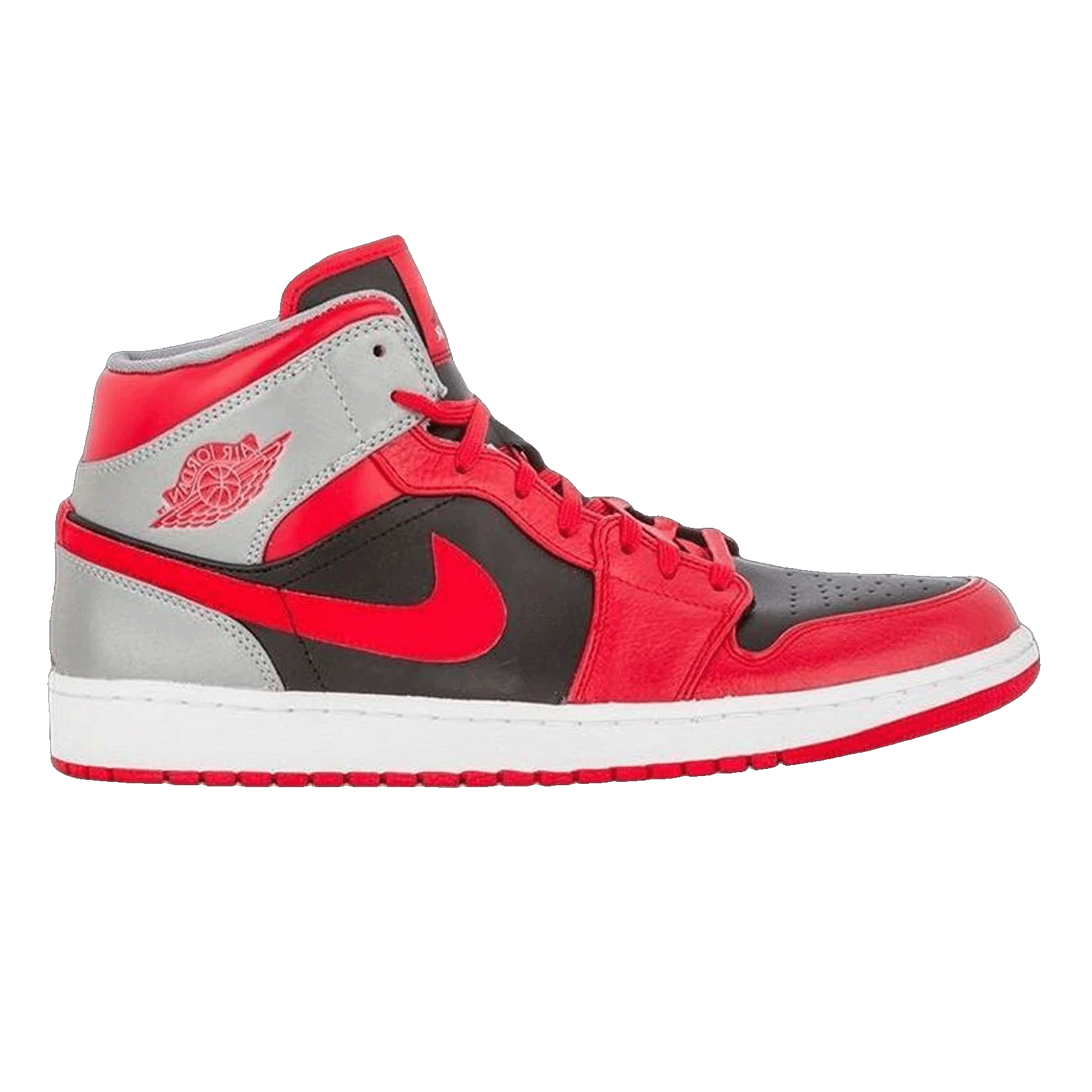 Nike Air Jordan 1 Mid Fire Red Cement