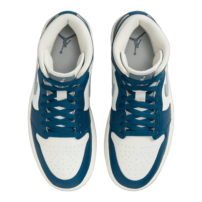 Nike Air Jordan 1 Mid French Blue (W) Oben