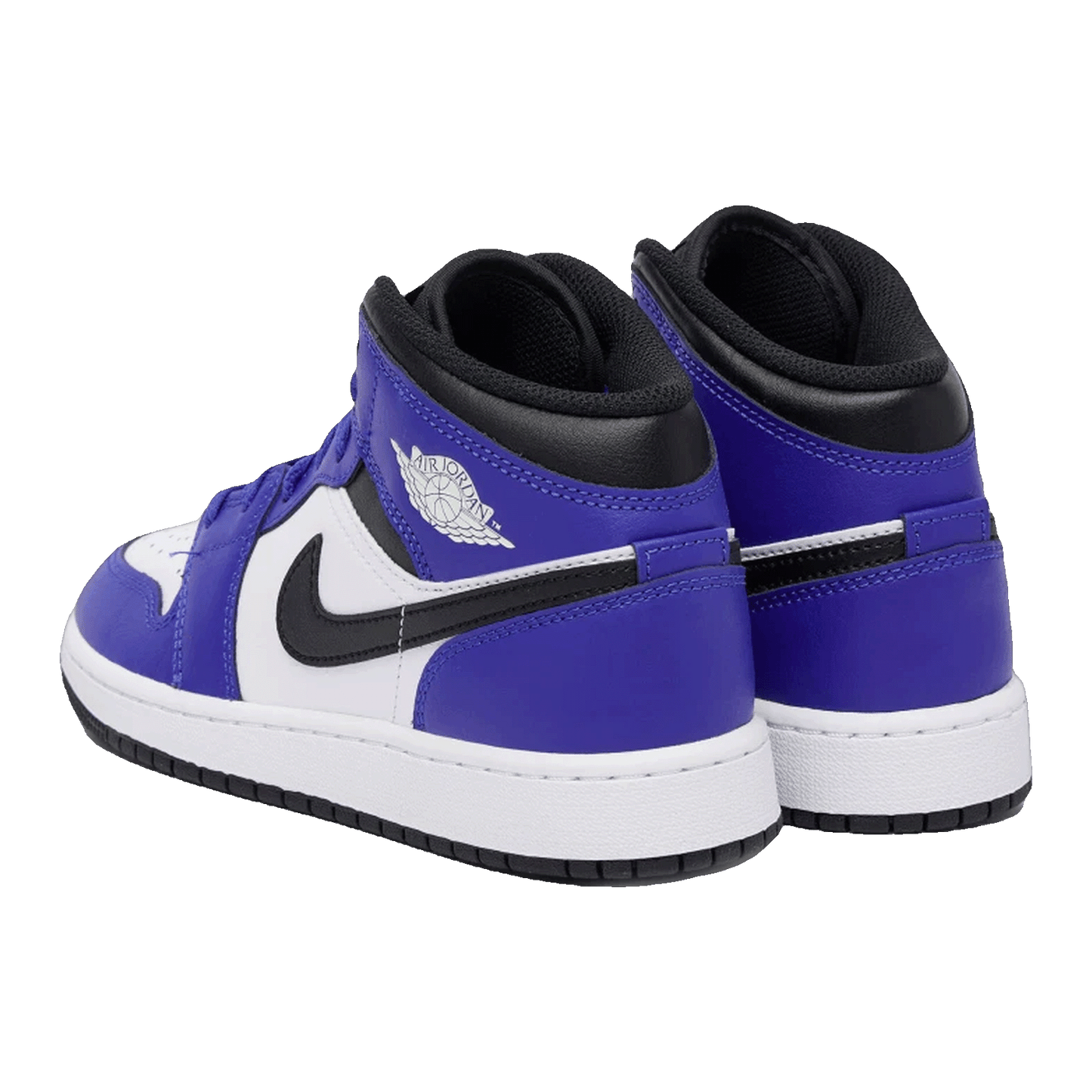 Nike Air Jordan 1 Mid Game Royal White Black (GS) Back