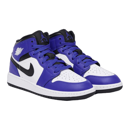 Nike Air Jordan 1 Mid Game Royal White Black (GS) Side