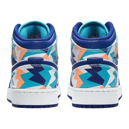 Nike Air Jordan 1 Mid Geometric Print (GS) Back