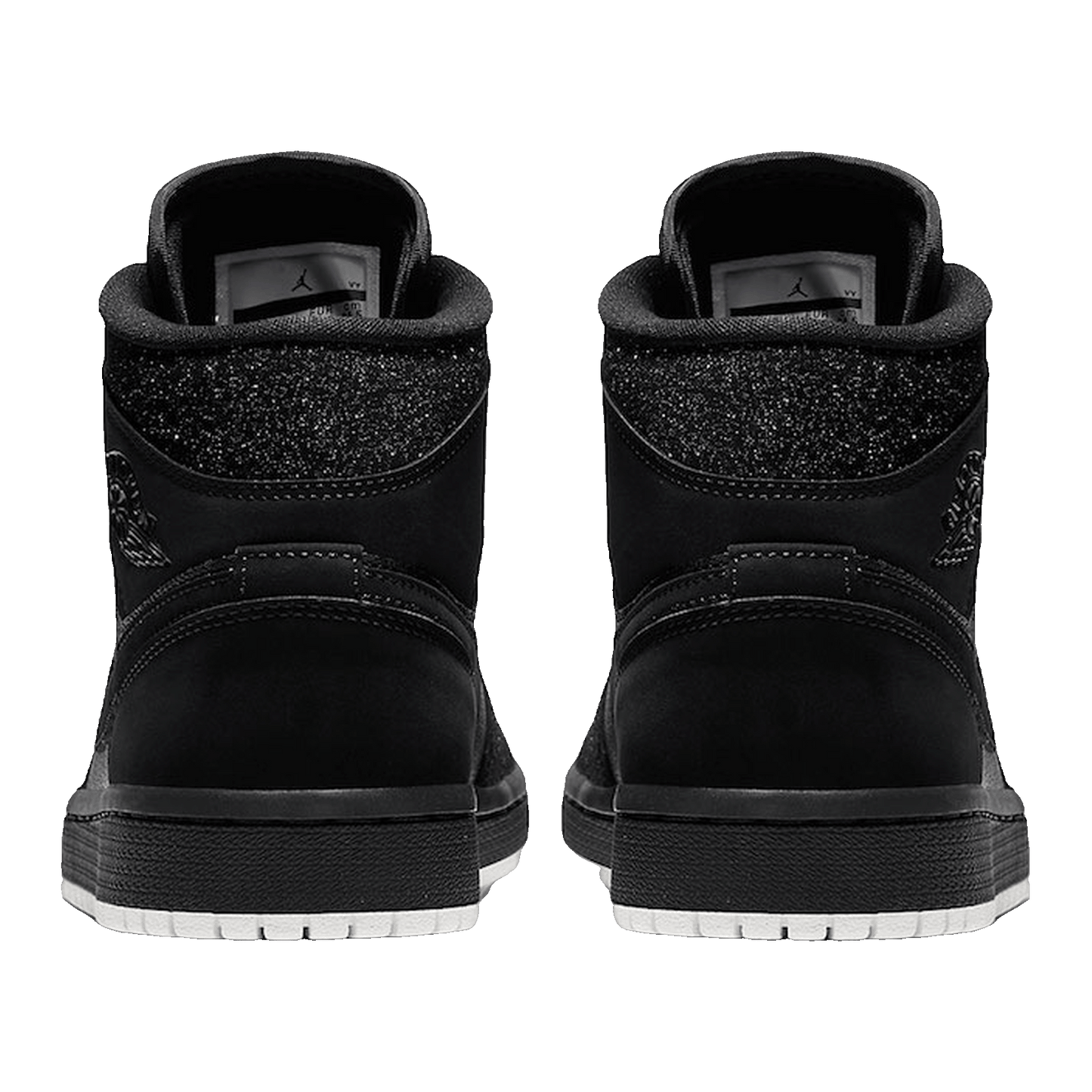 Nike Air Jordan 1 Mid Glitter Black (W) Back