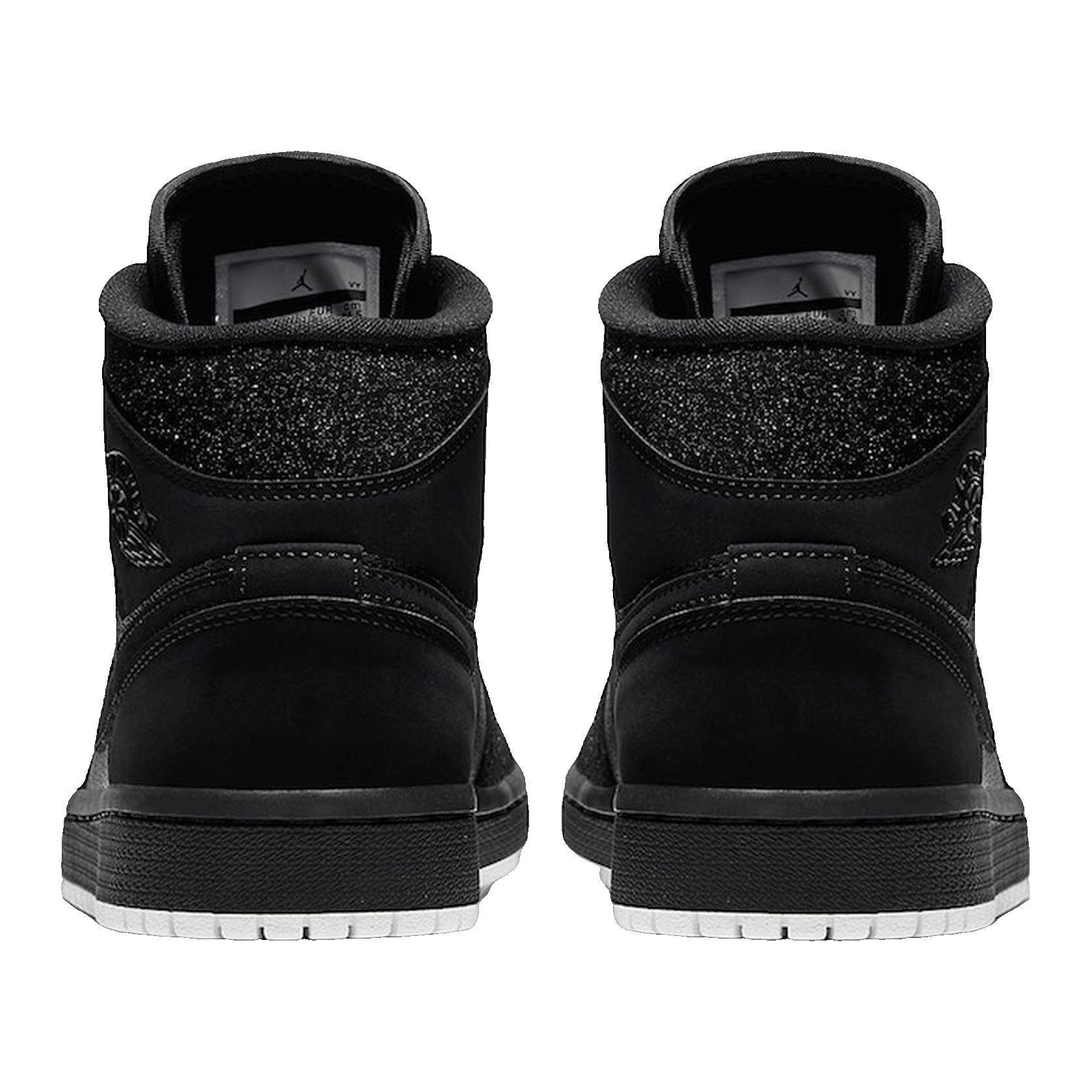 Nike Air Jordan 1 Mid Glitter Black (W) Back
