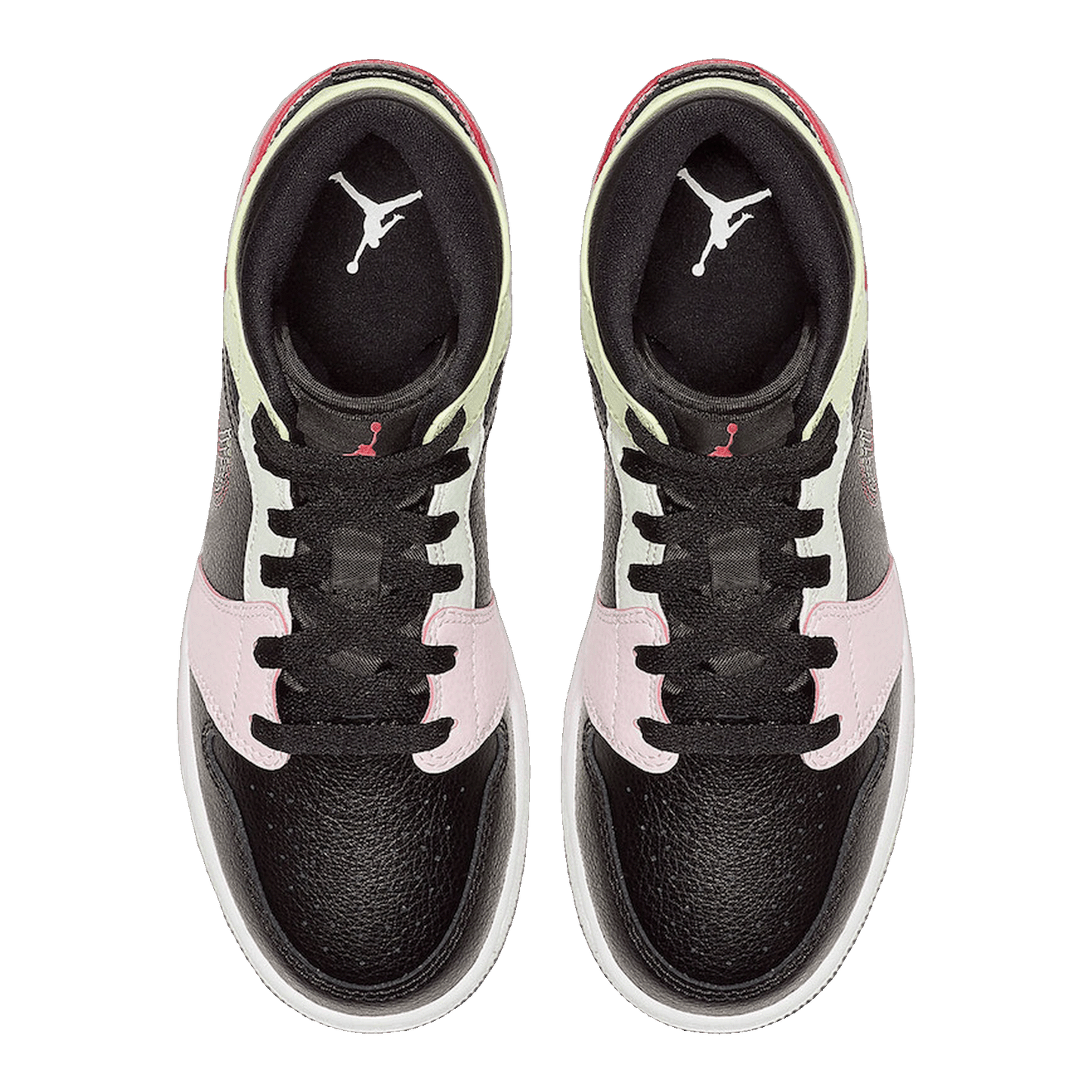 Nike Air Jordan 1 Mid Glow-In-The-Dark (GS) Oben