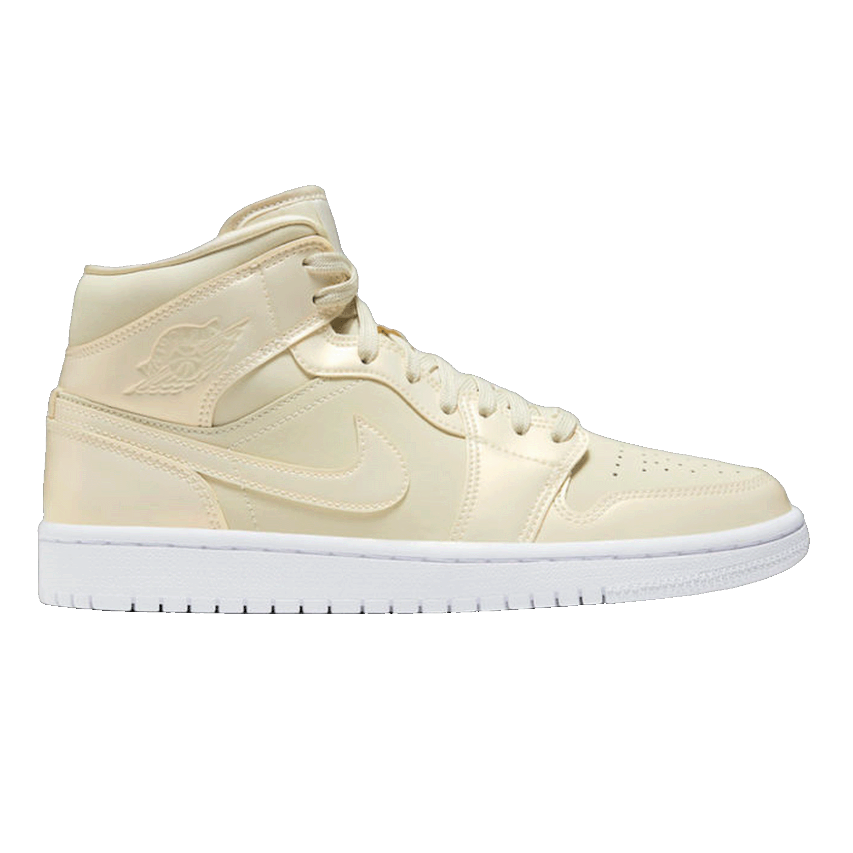 Nike Air Jordan 1 Mid Goose Feather Yellow (W)