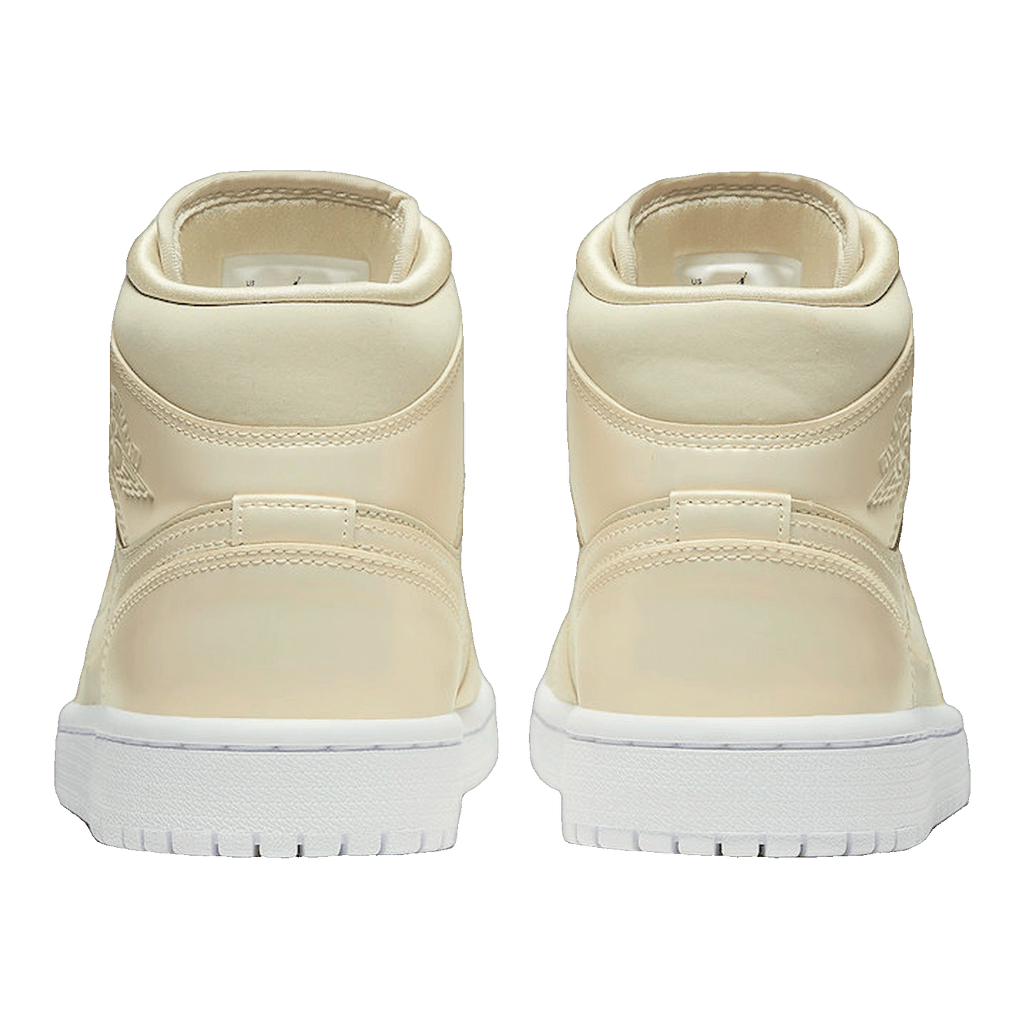 Nike Air Jordan 1 Mid Goose Feather Yellow (W) Back