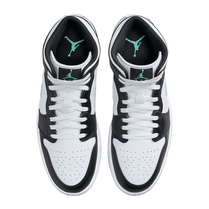 Nike Air Jordan 1 Mid Green Glow Oben