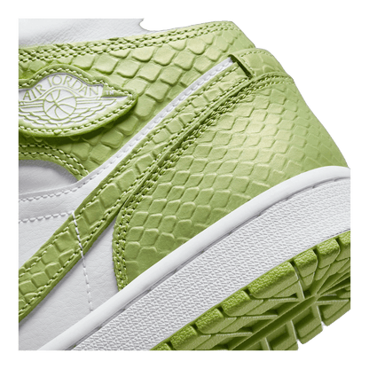 Nike Air Jordan 1 Mid Green Python (W) Detail