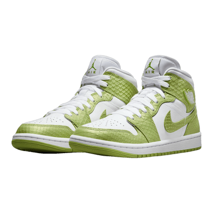 Nike Air Jordan 1 Mid Green Python (W) Side
