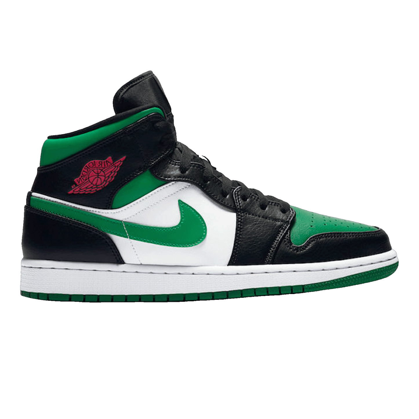 Nike Air Jordan 1 Mid Green Toe