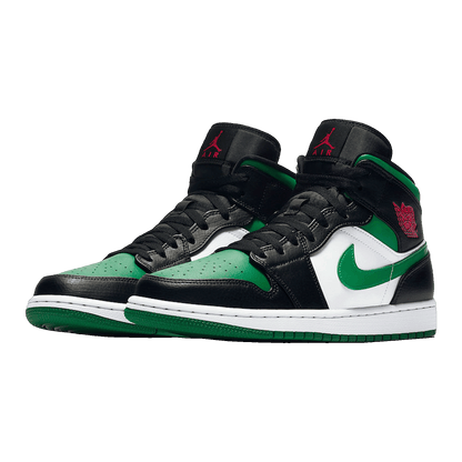 Nike Air Jordan 1 Mid Green Toe Side