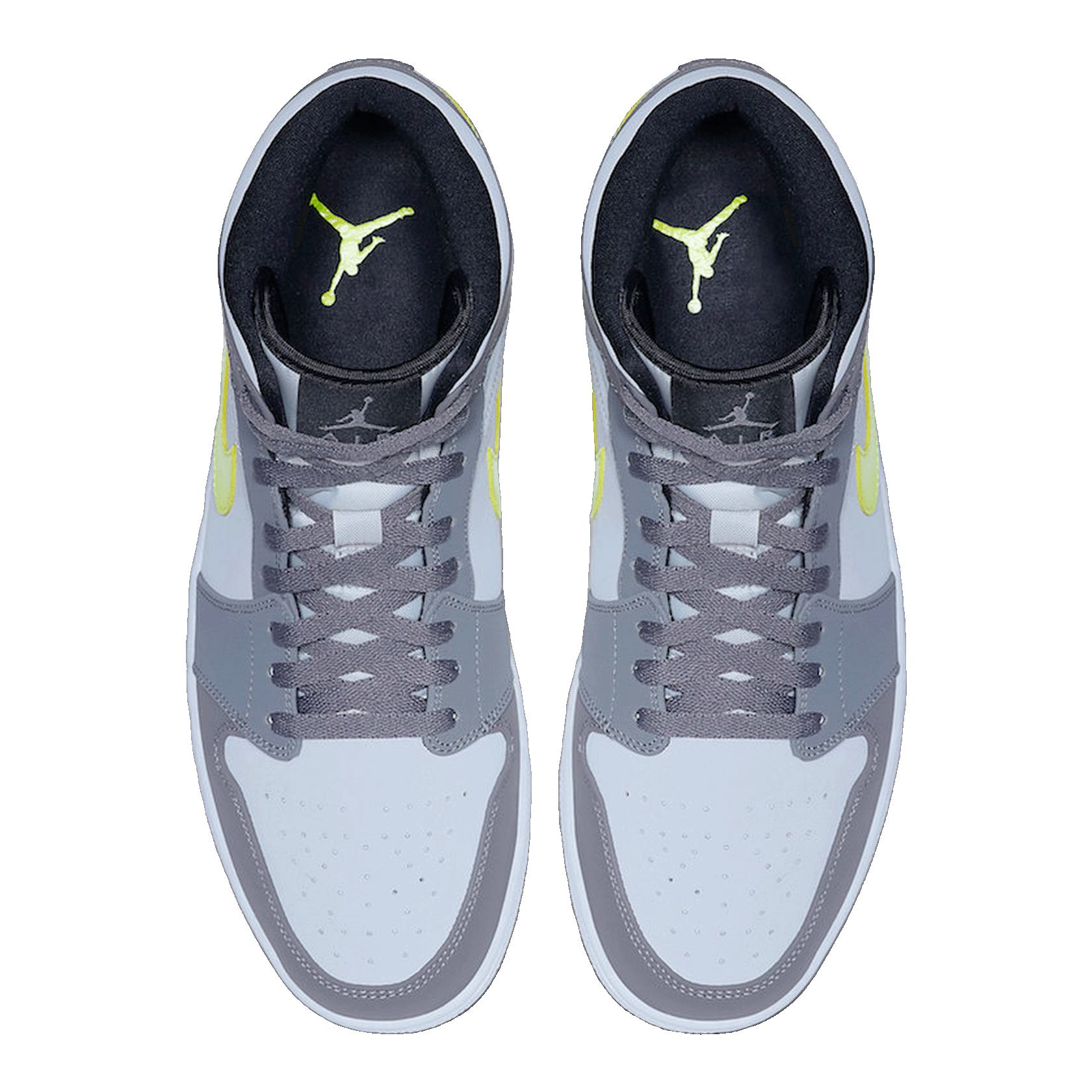 Nike Air Jordan 1 Mid Grey Onyx (W) Oben