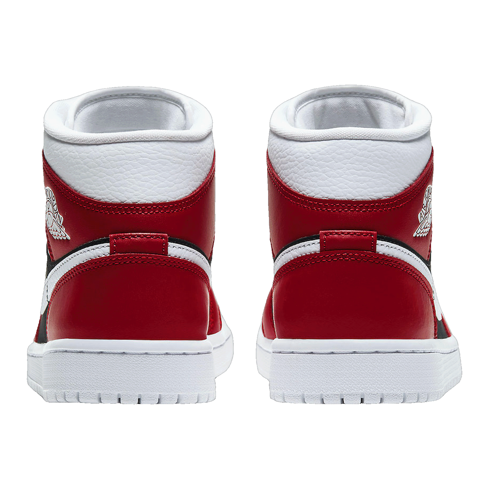 Nike Air Jordan 1 Mid Gym Red Black Back