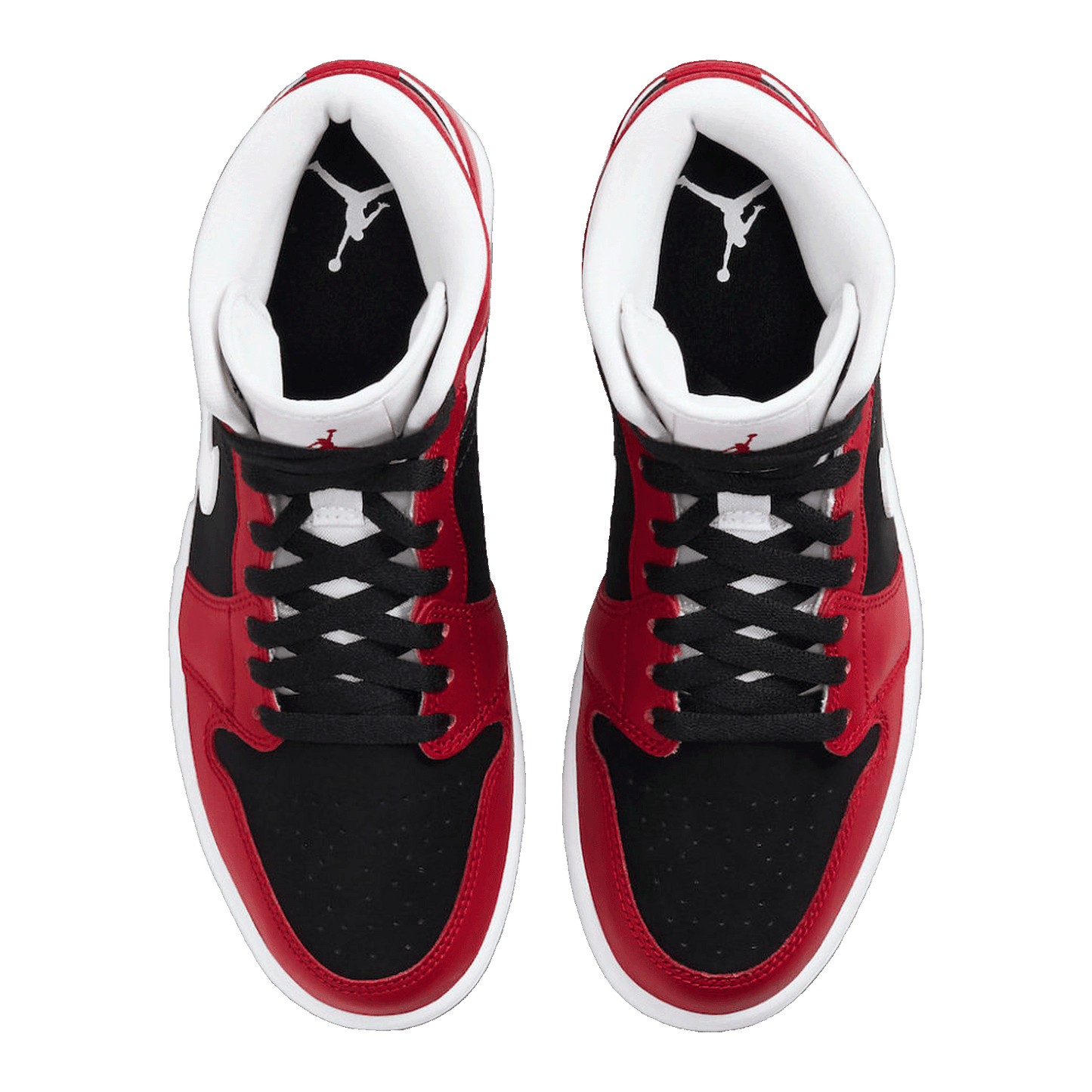 Nike Air Jordan 1 Mid Gym Red Black Oben