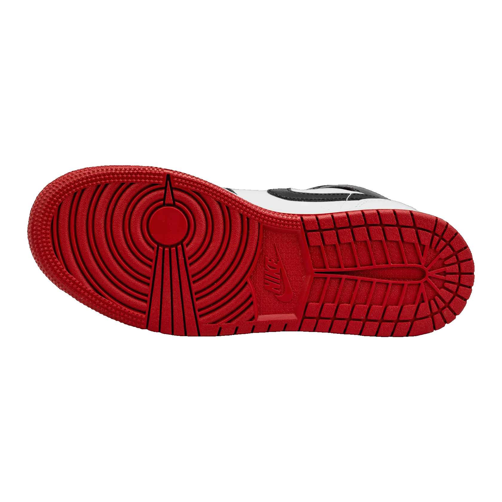 Nike Air Jordan 1 Mid Gym Red Black Patent Sohle