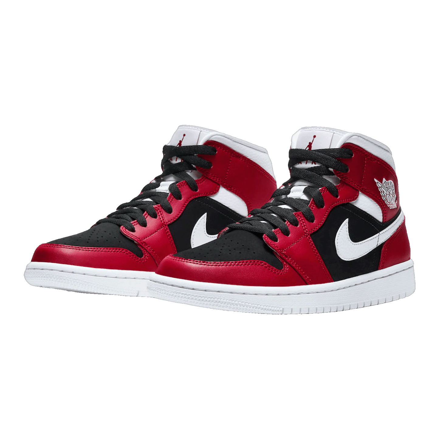 Nike Air Jordan 1 Mid Gym Red Black Side