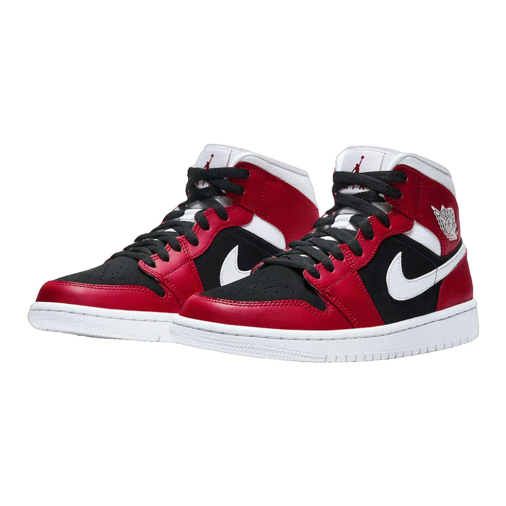 Nike Air Jordan 1 Mid Gym Red Black Side