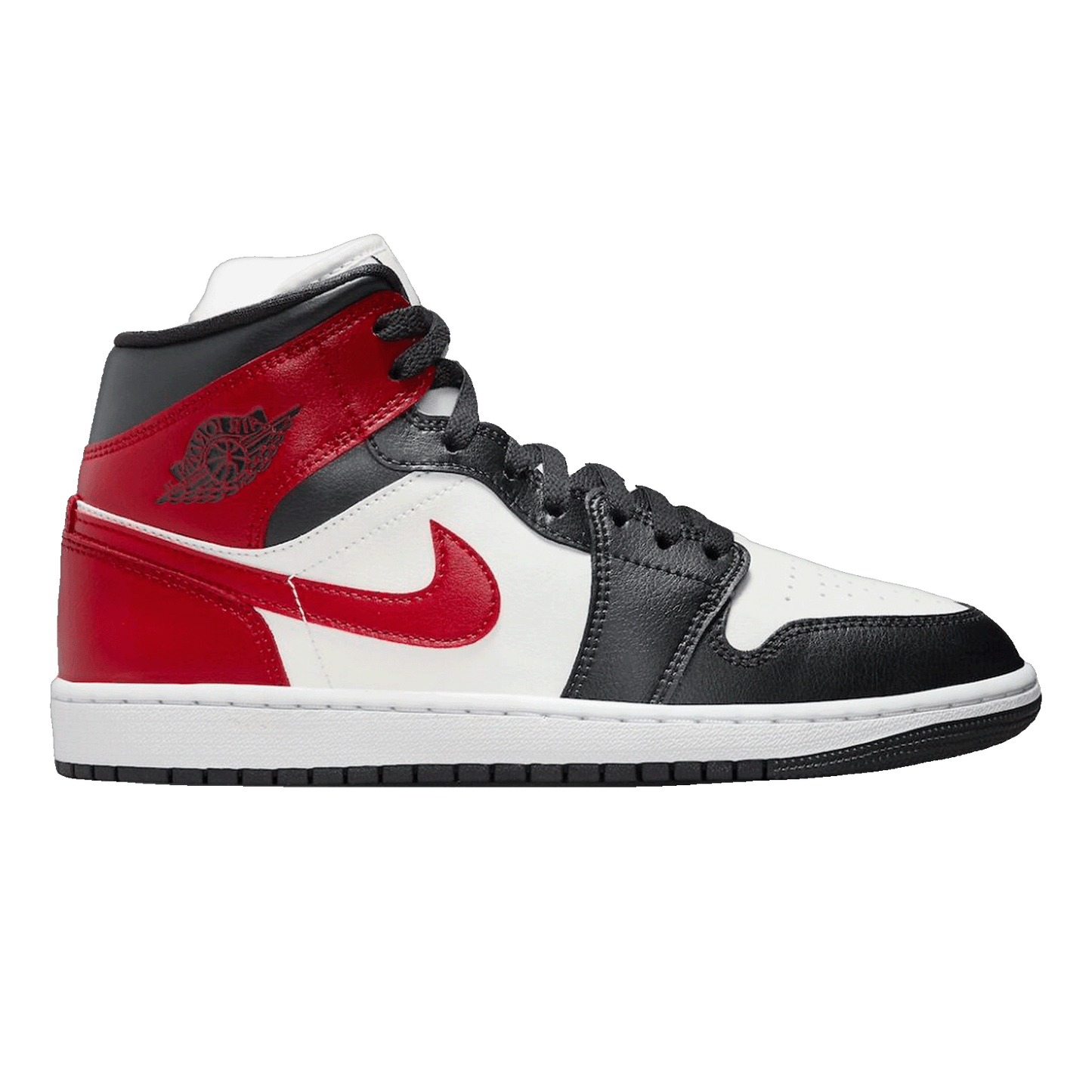 Nike Air Jordan 1 Mid Gym Red Black Toe (GS)