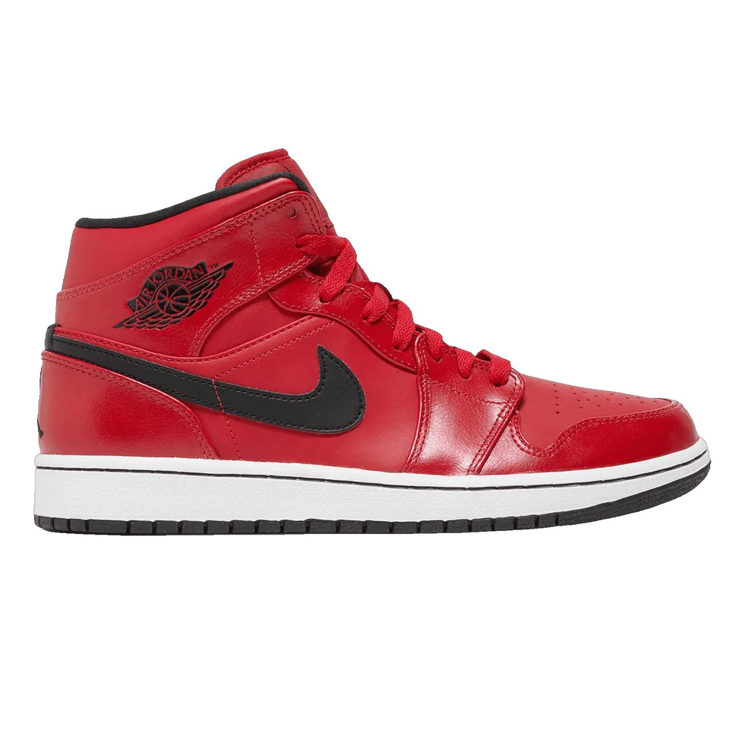 Nike Air Jordan 1 Mid Gym Red Black (W)