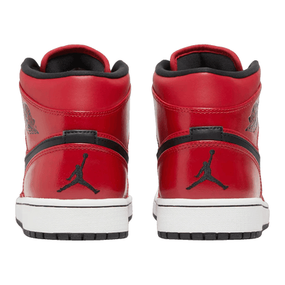 Nike Air Jordan 1 Mid Gym Red Black (W) Back