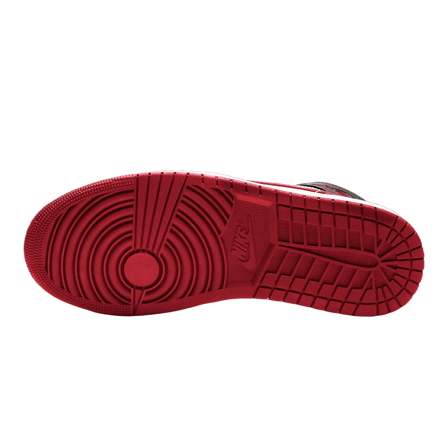 Nike Air Jordan 1 Mid Gym Red Black White Sohle