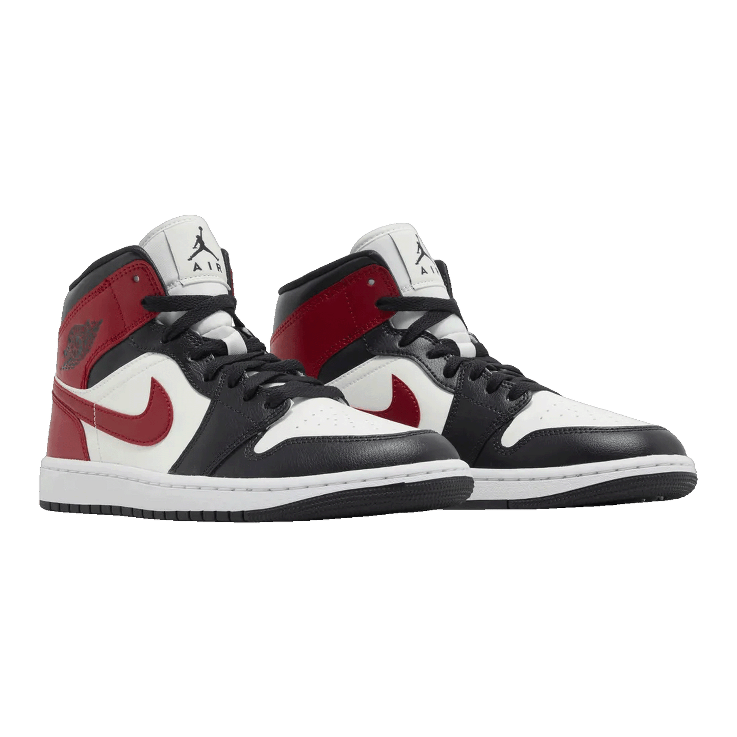 Nike Air Jordan 1 Mid Gym Red Off Noir (W) Side