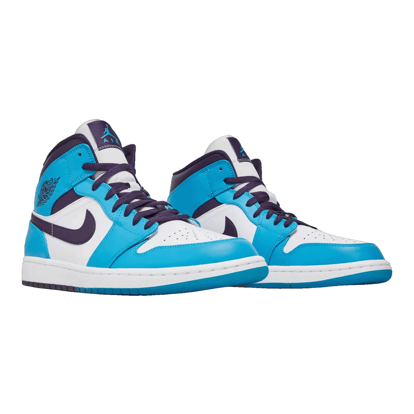 Nike Air Jordan 1 Mid Hornets Side