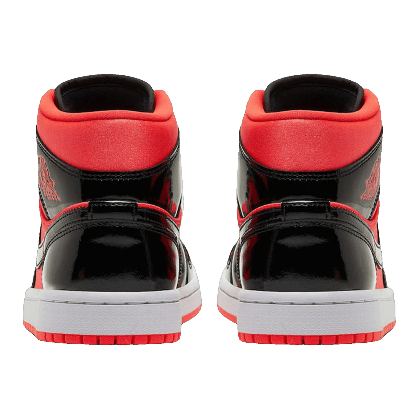 Nike Air Jordan 1 Mid Hot Punch Black (W) Back