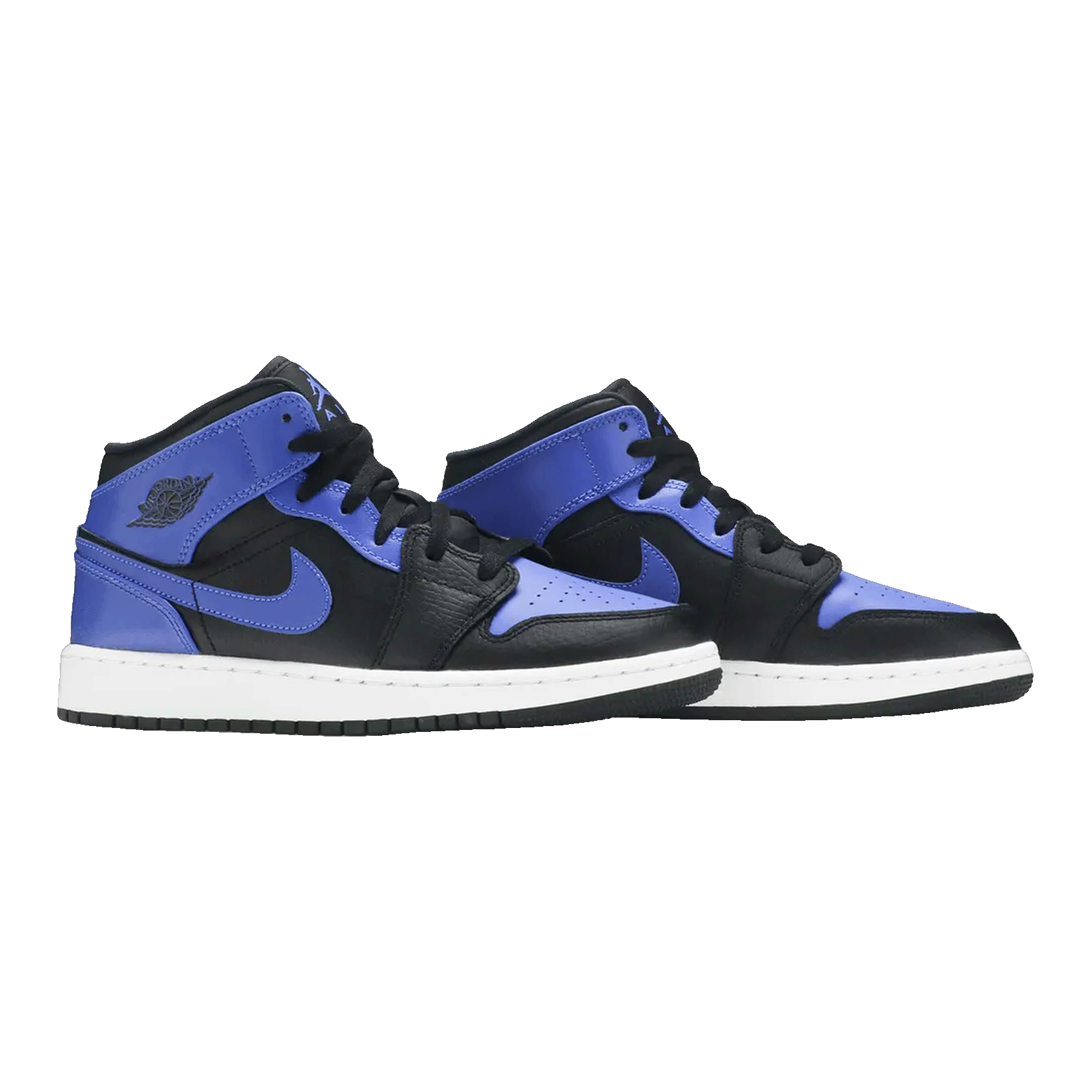 Nike Air Jordan 1 Mid Hyper Royal (GS) Side