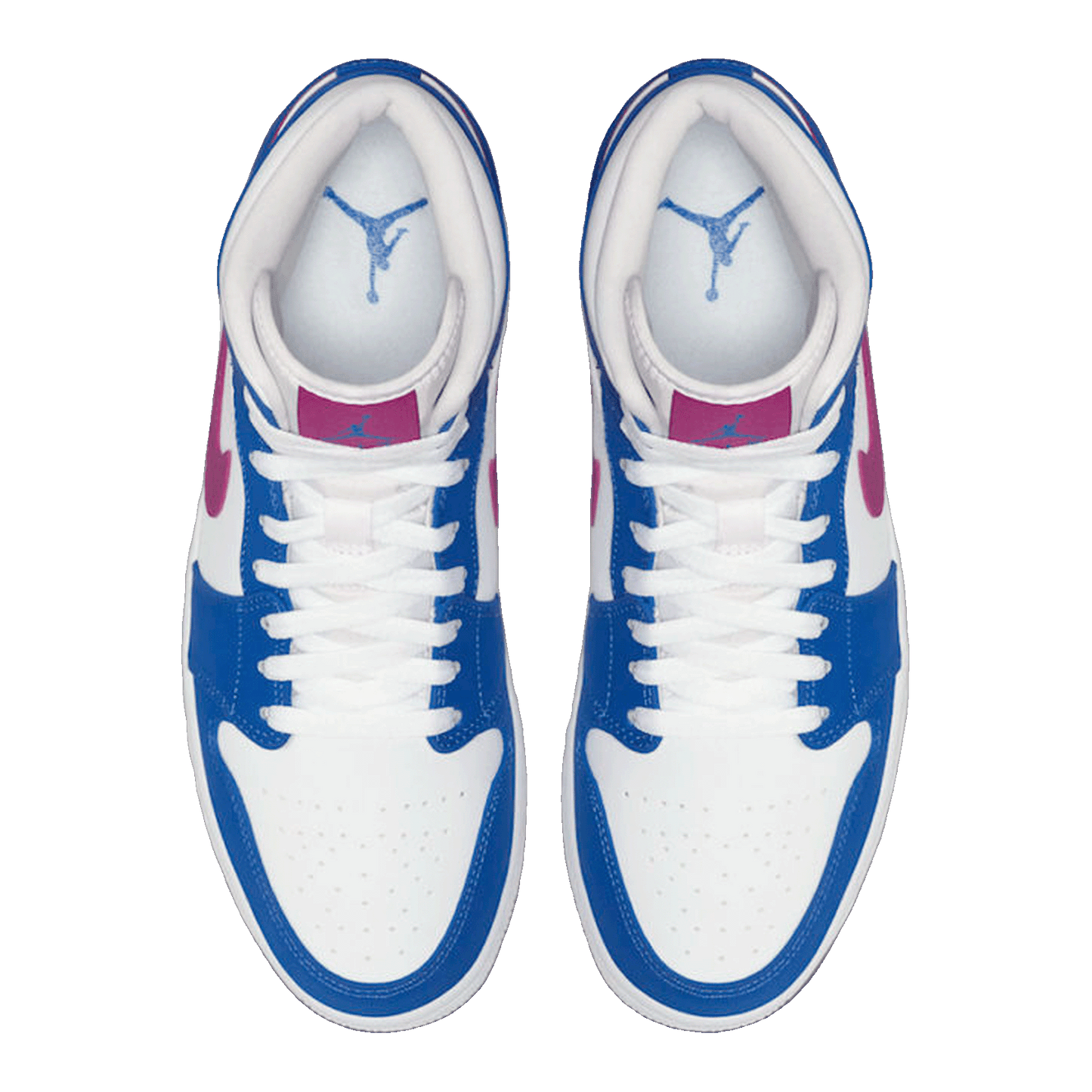 Nike Air Jordan 1 Mid Hyper Royal Hyper Violet Oben