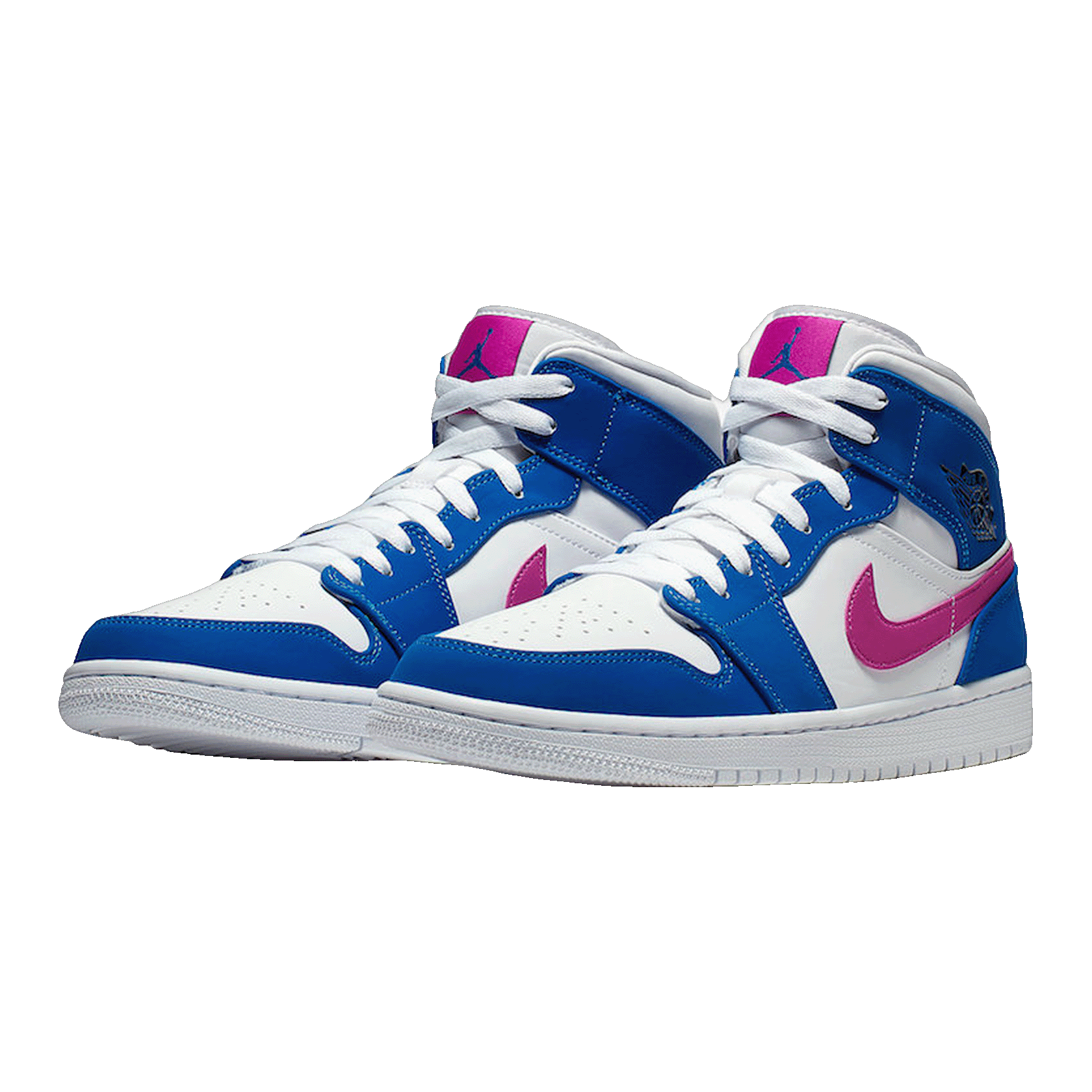 Nike Air Jordan 1 Mid Hyper Royal Hyper Violet Side
