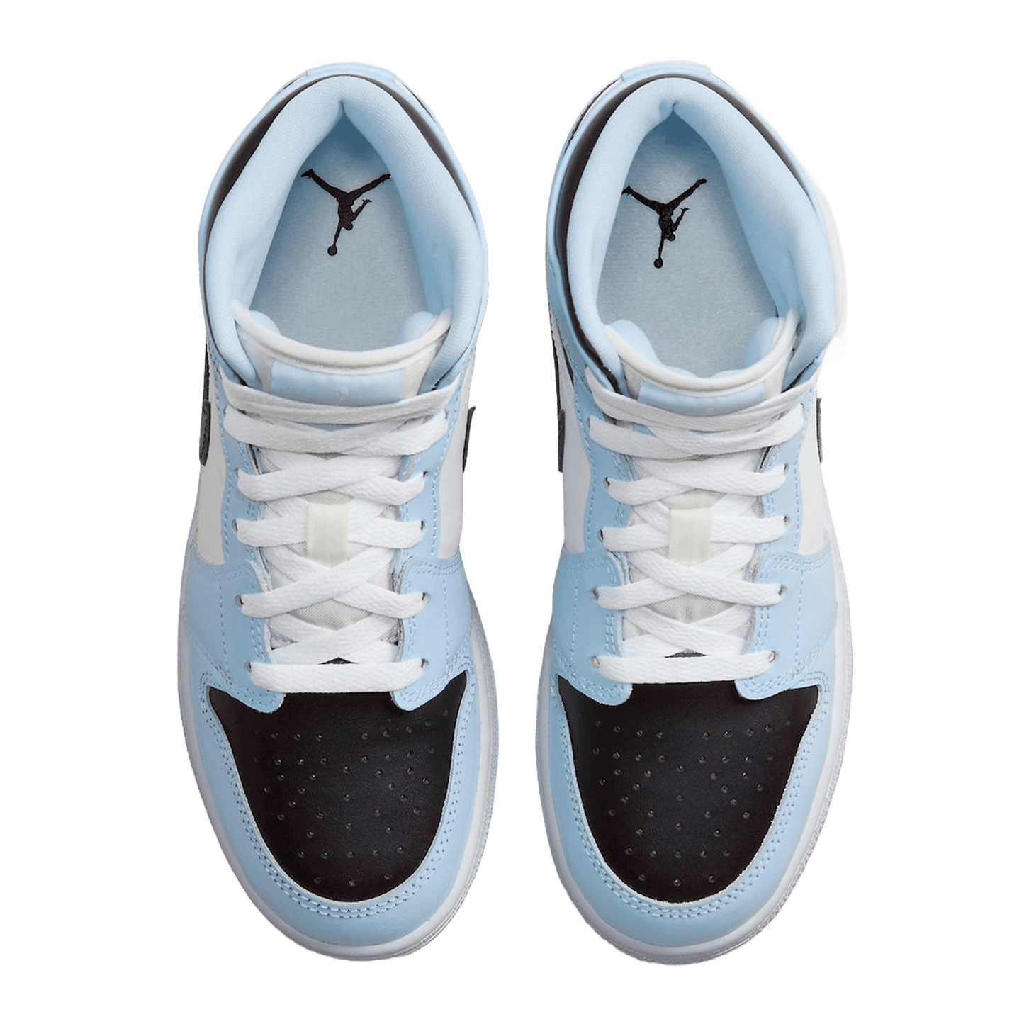 Nike Air Jordan 1 Mid Ice Blue (2022) (GS) Oben