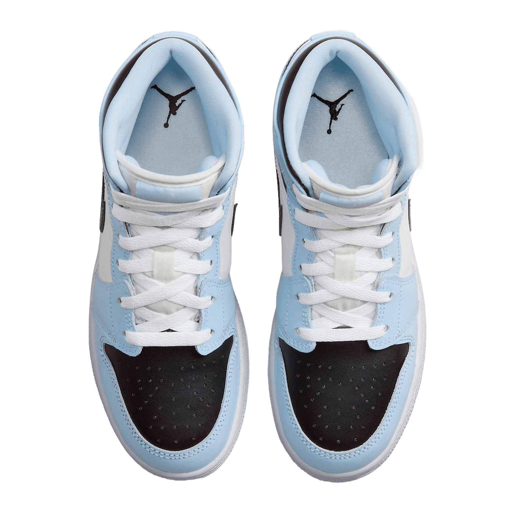 Nike Air Jordan 1 Mid Ice Blue (2022) (GS) Oben