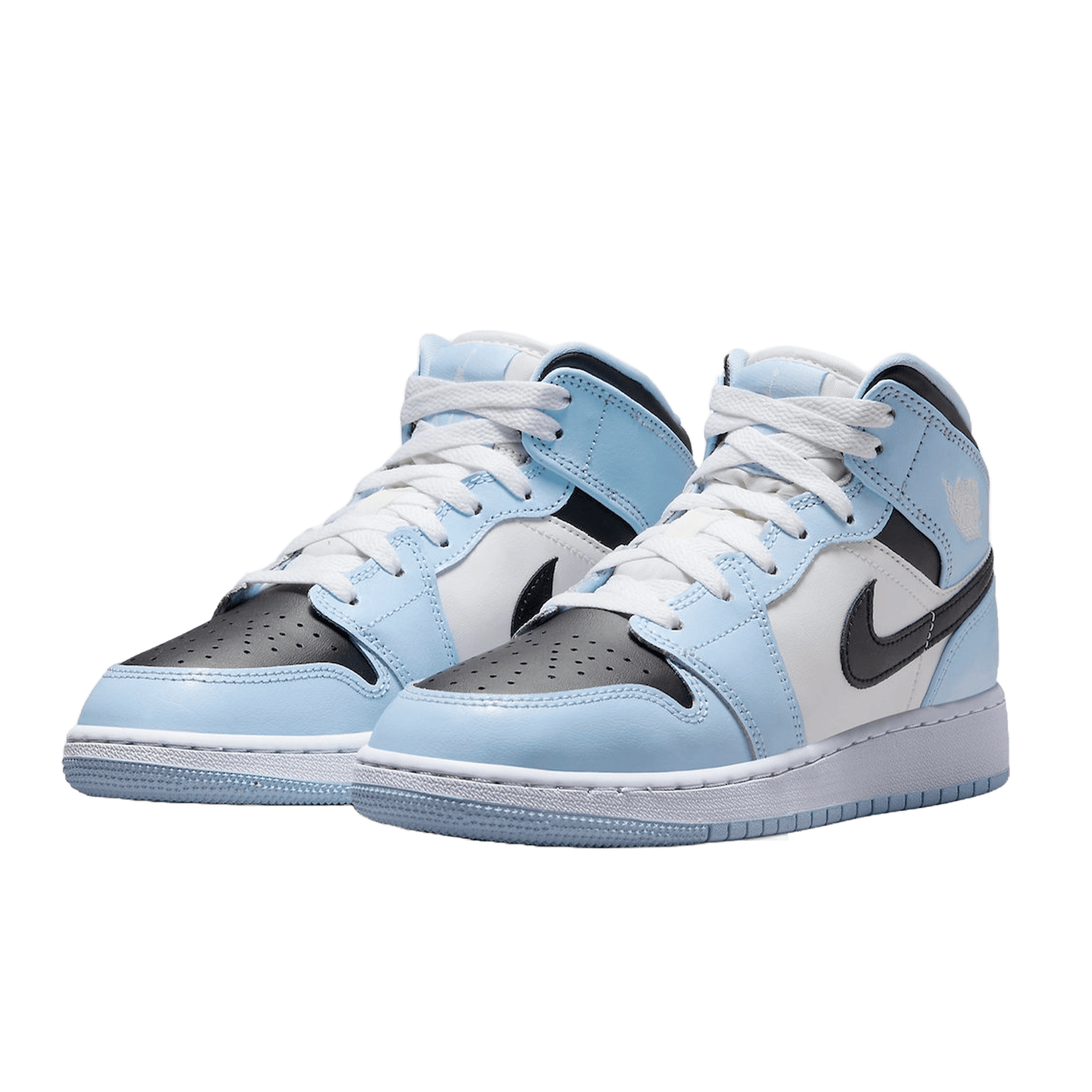 Nike Air Jordan 1 Mid Ice Blue (2022) (GS) Side