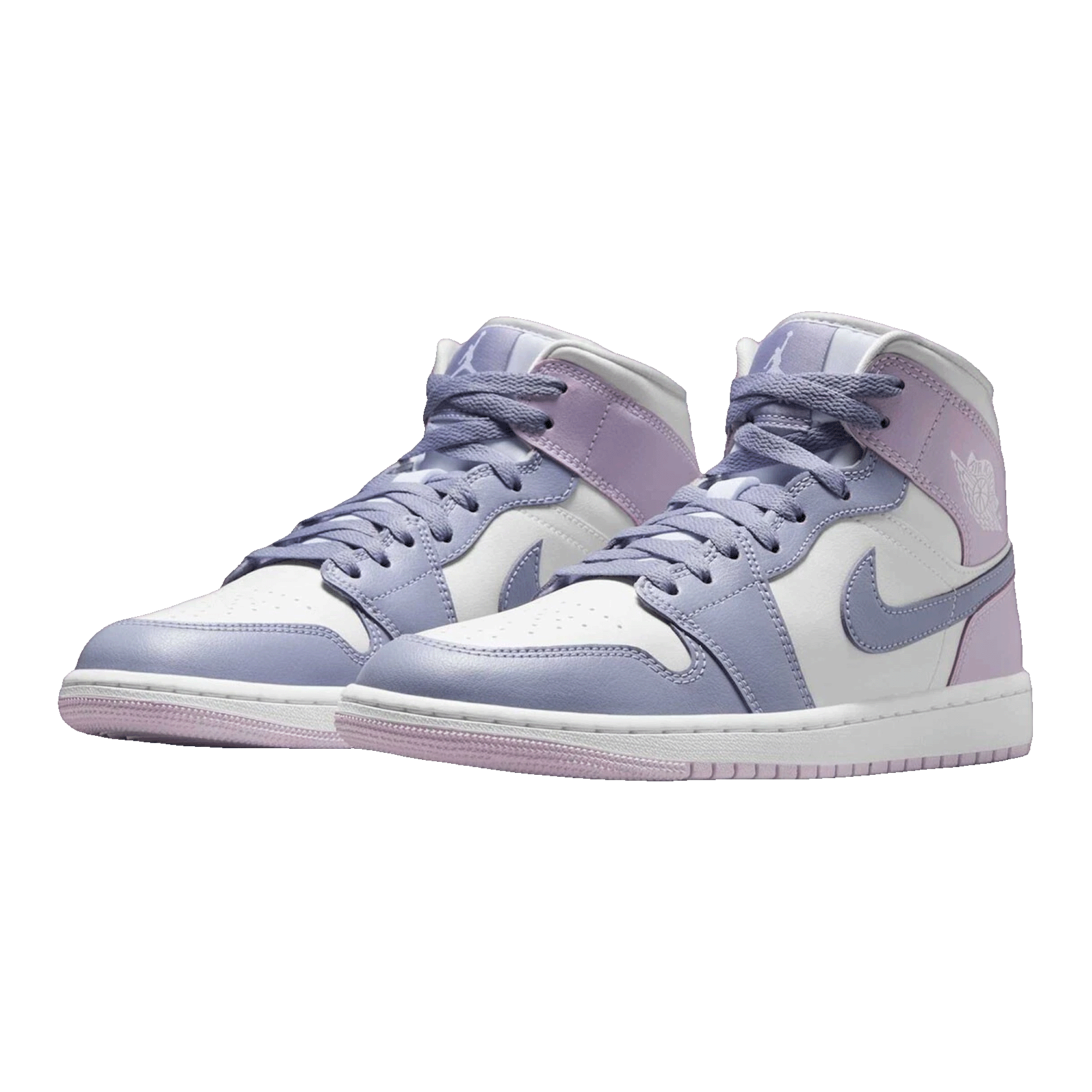 Nike Air Jordan 1 Mid Indigo Haze Doll White (W) Side