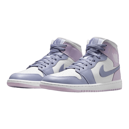 Nike Air Jordan 1 Mid Indigo Haze Doll White (W) Side