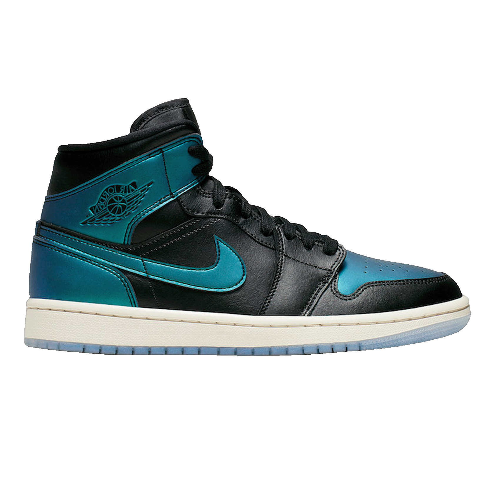Nike Air Jordan 1 Mid Iridescent Black (W)